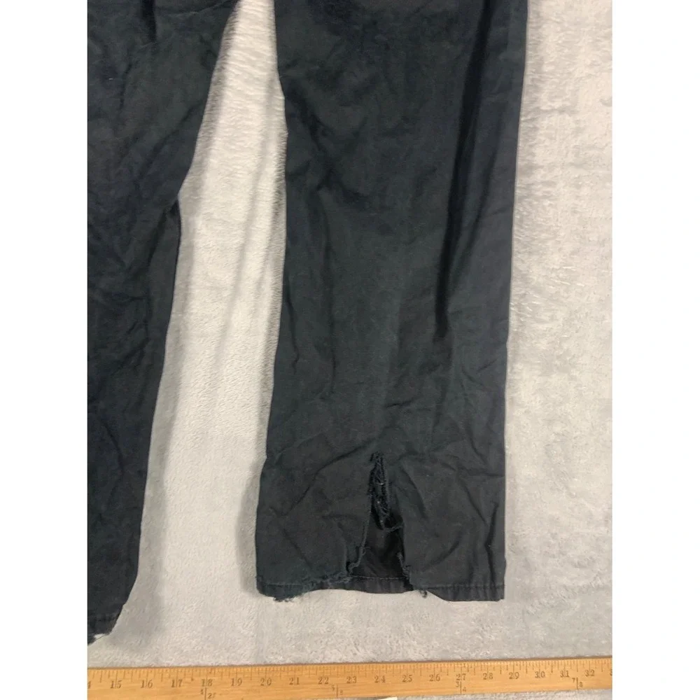 Polo Ralph Lauren Authentic Dungarees Mens Size 38 Black Canvas Dungaree Pants